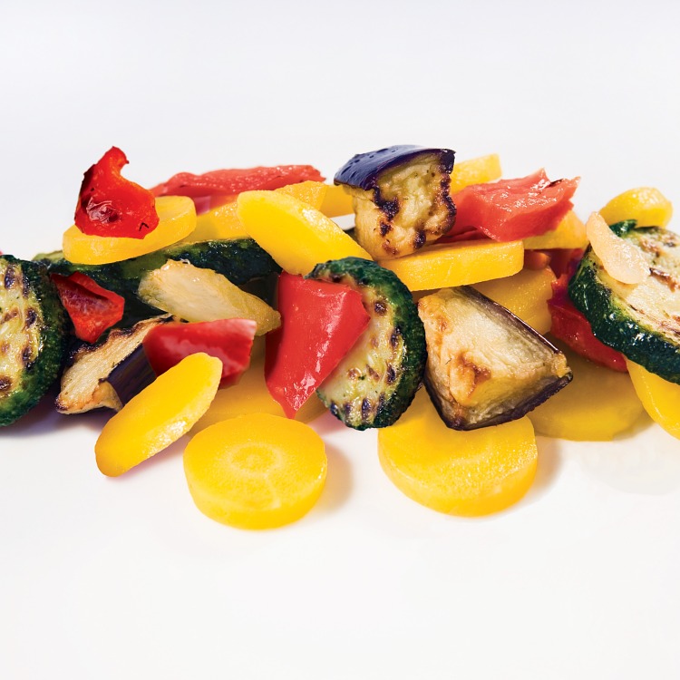 Grillade grönsaker morot zucchini