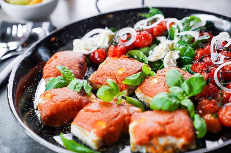 Fisk med tomat och mozzarella, MSC