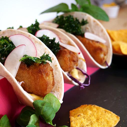 Fish & Chips Roll katsu med kål