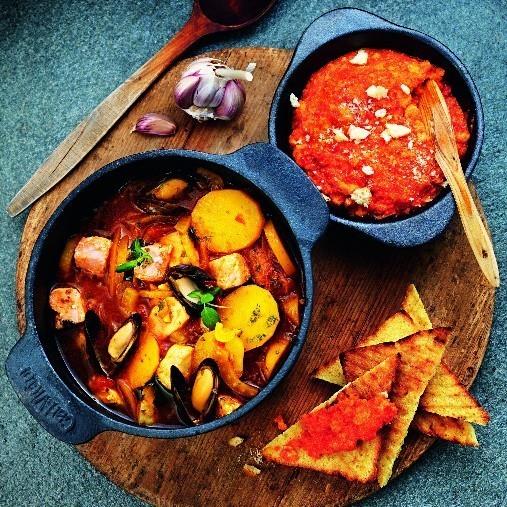 Fiskgryta med Rouille