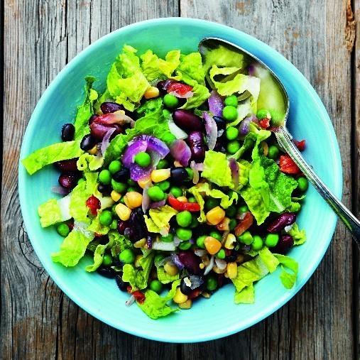 Sweet och sour bön sallad