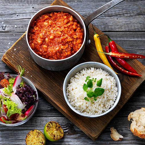 Veggie färs chili sin carne