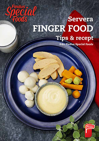 Findus finger food inspirationsblad framsida